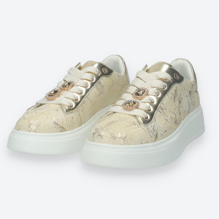 Sneakers Donna Tata Italia Dorato