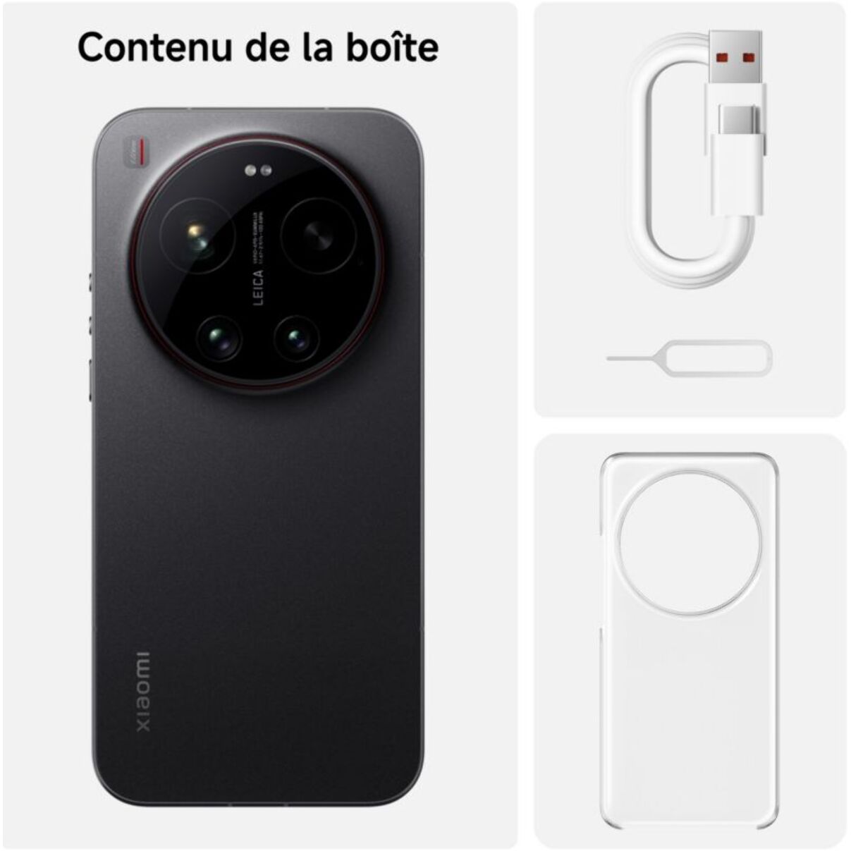 Smartphone XIAOMI 17 Ultra conçu avec Leica 512Go Noir 5G