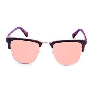 Gafas de sol PALO ALTO BOSTON - Marrón mate demi / Revo rosa