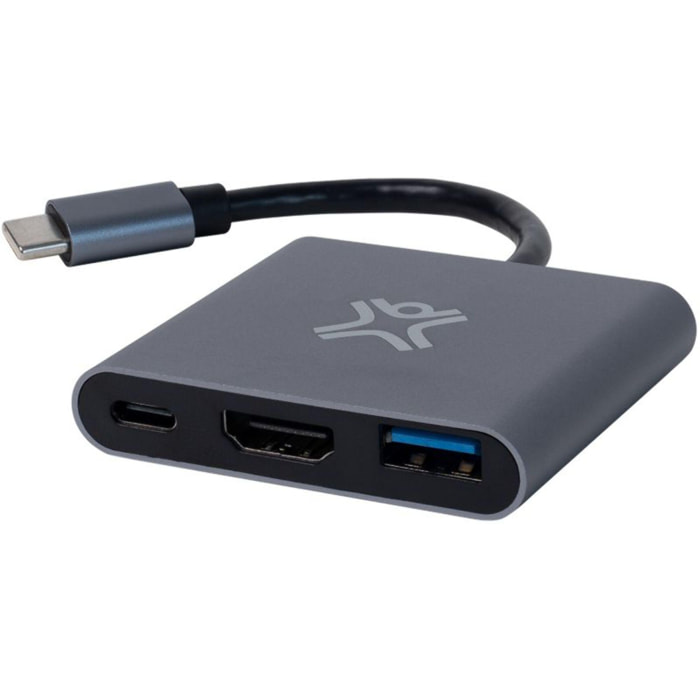 Hub USB C XTREMEMAC type C 3 ports HDMI + USB-A + USB-C PD