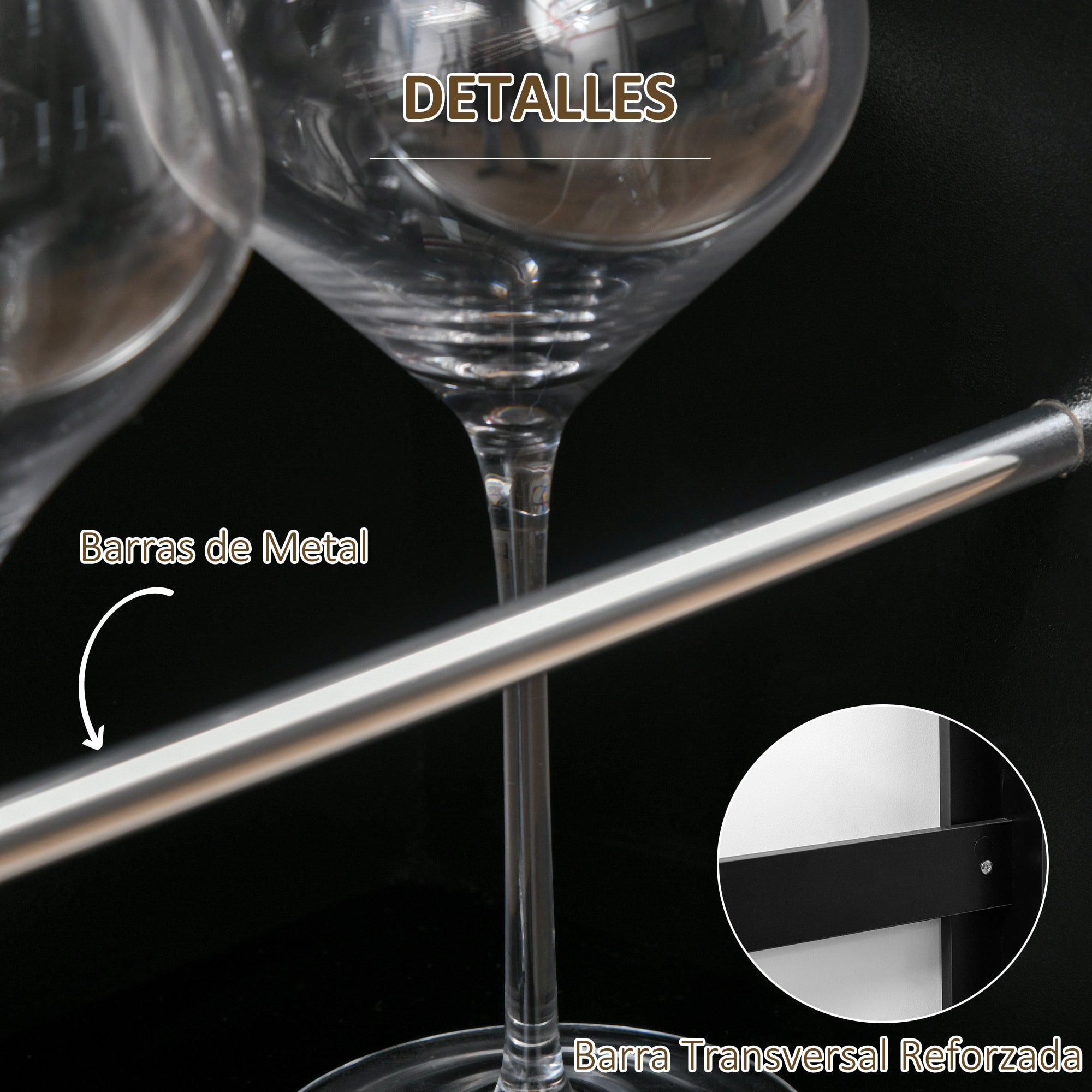 Mesa de Bar de Bistro Mesa de Comedor con 3 Estantes para Bebidas y Barra Estructura de Madera Mesa Alta para Cocina Sala de Estar 112x57x106 cm Negro