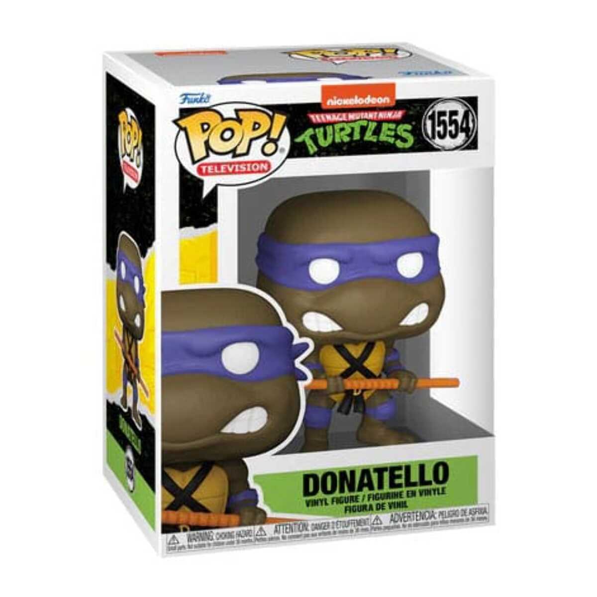 Tartarughe Ninja Pop! Television Figure in Vinile Donatello 9 Cm Funko