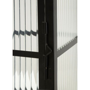 LANTERNE ANDROMEDA TRIS CM 25,5X25X50-X20,5X20X40-15,3X15X29,5 (VETRO TEMPERATO)