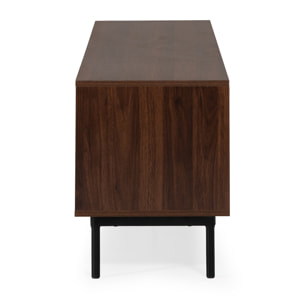 Mueble Tv Florida 3 puertas efecto Nogal