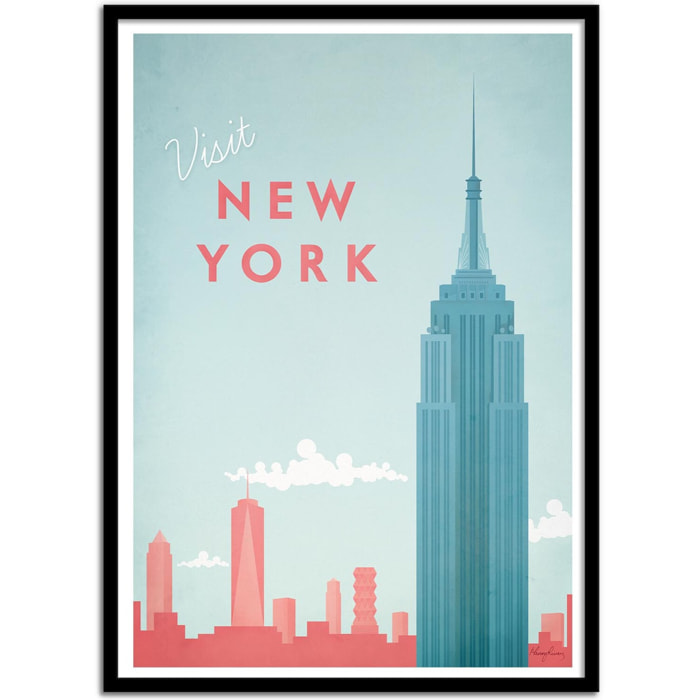 Affiche - Visit New York - Henry Rivers