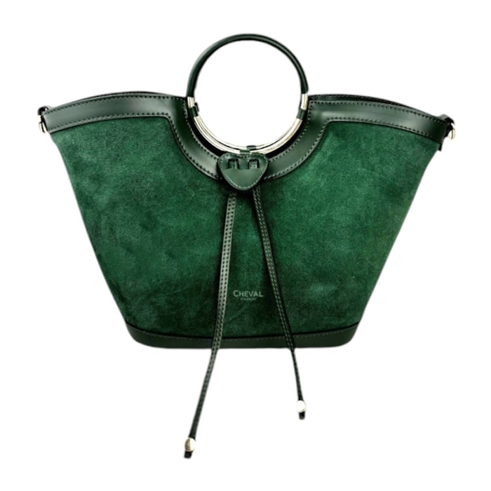 Borsa a mano Cheval Firenze Clara Mini F/W Verde Bottiglia