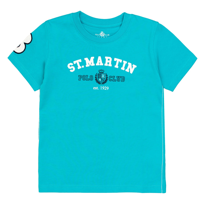 T-shirt maniche corte con stampa logo