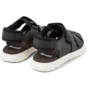 Sandalias - CAMPER Oruga - Negro - Cuero de gamuza