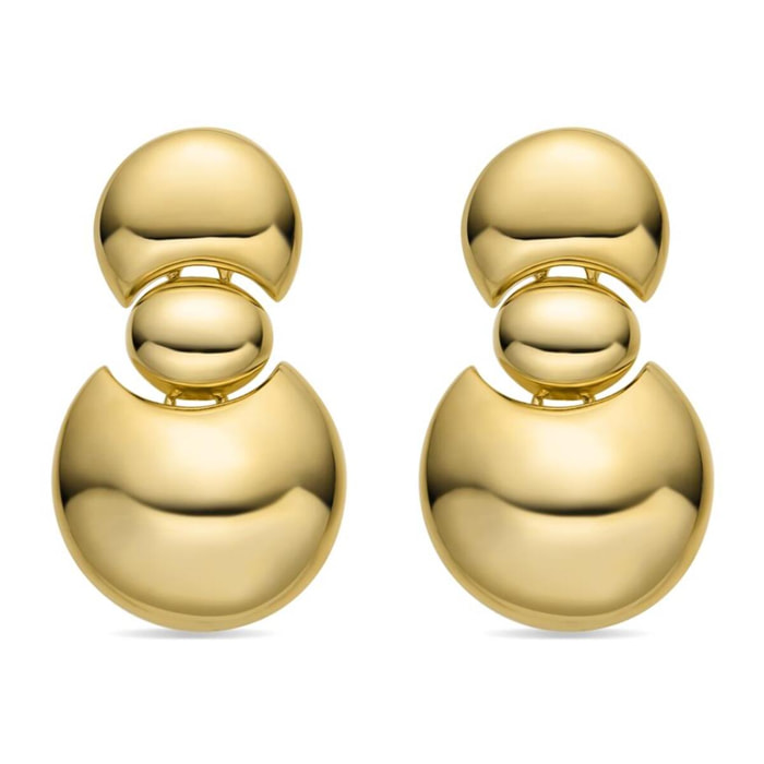 Pendientes acabado oro 18k