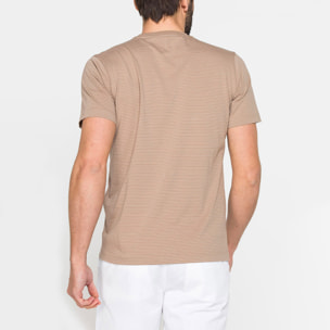 T-SHIRT ESTIVA IN COTONE CON FANTASIA A RIGHE