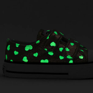 Pantofole per bambini dorate che si illuminano al buio