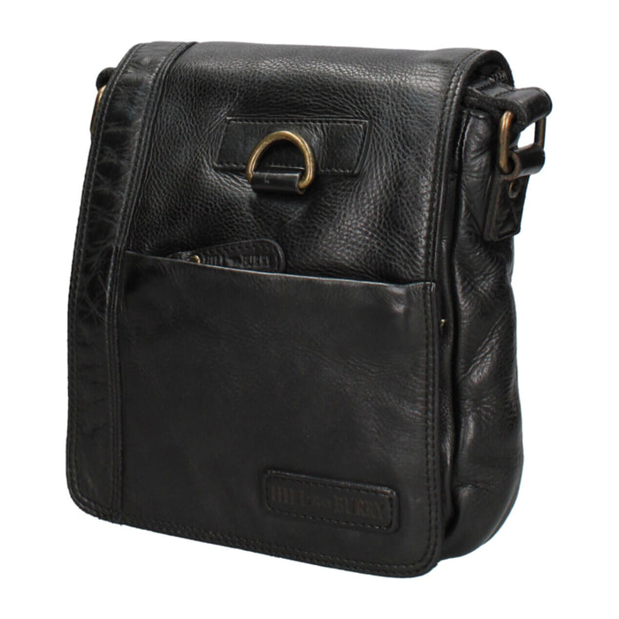 Borsa a tracolla  da uomo In Vera pelle Made in Italy 20x25x6 cm