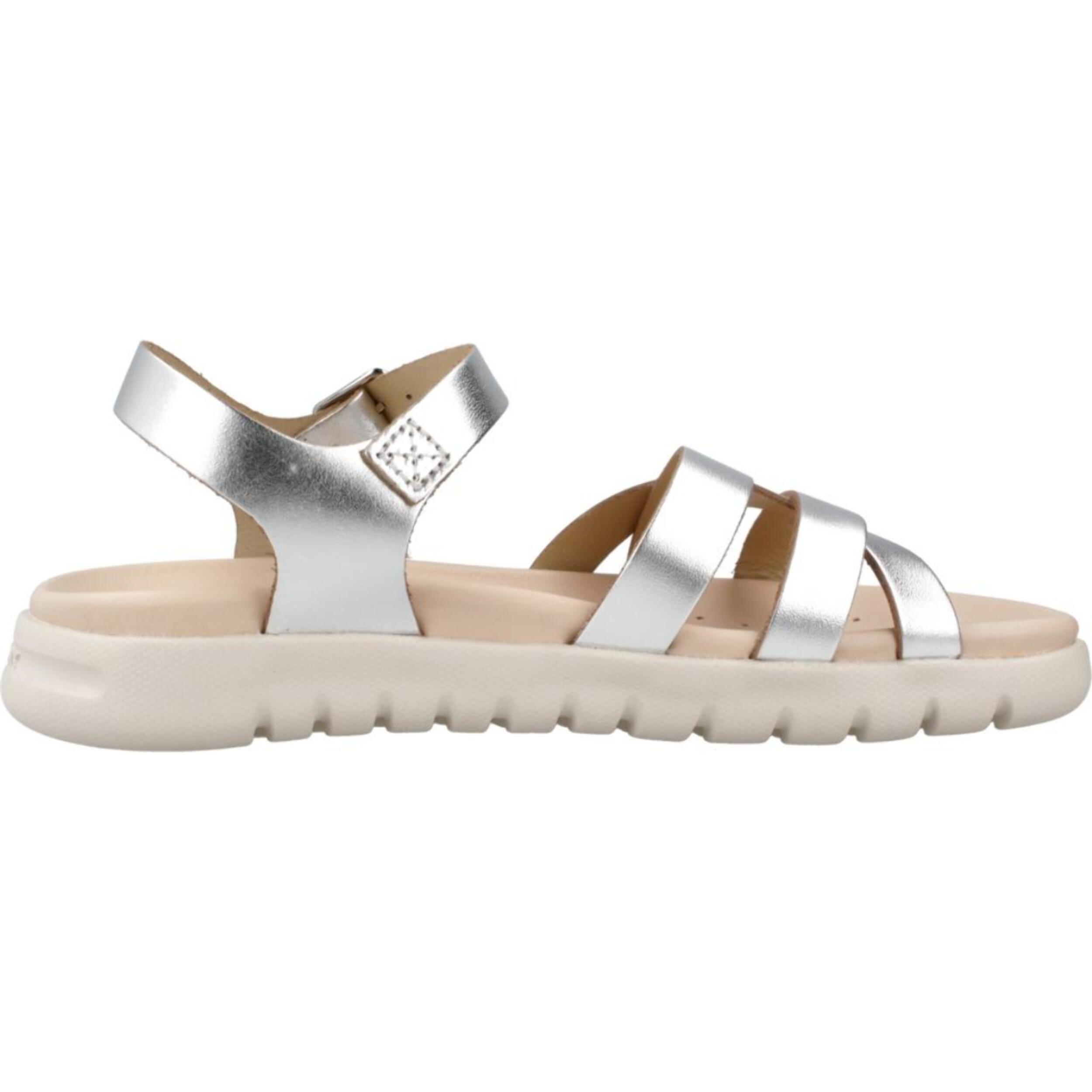 Sandalias Niña de la marca GEOX  modelo J S.SOLEIMA G.A PLATA