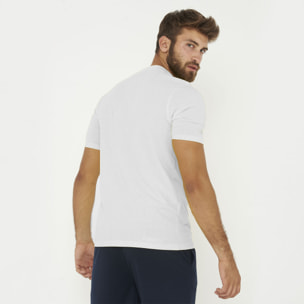 T-shirt in cotone da uomo LIMITLESS bianca