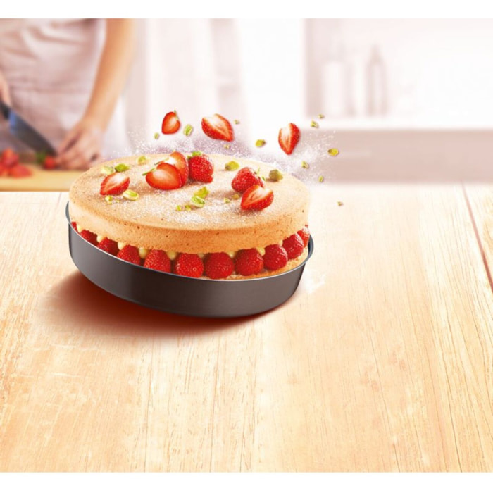 Plat à Tarte 29cm En Acier 5five - Modèle Caractère, Idéal Pour Cuisson Maison