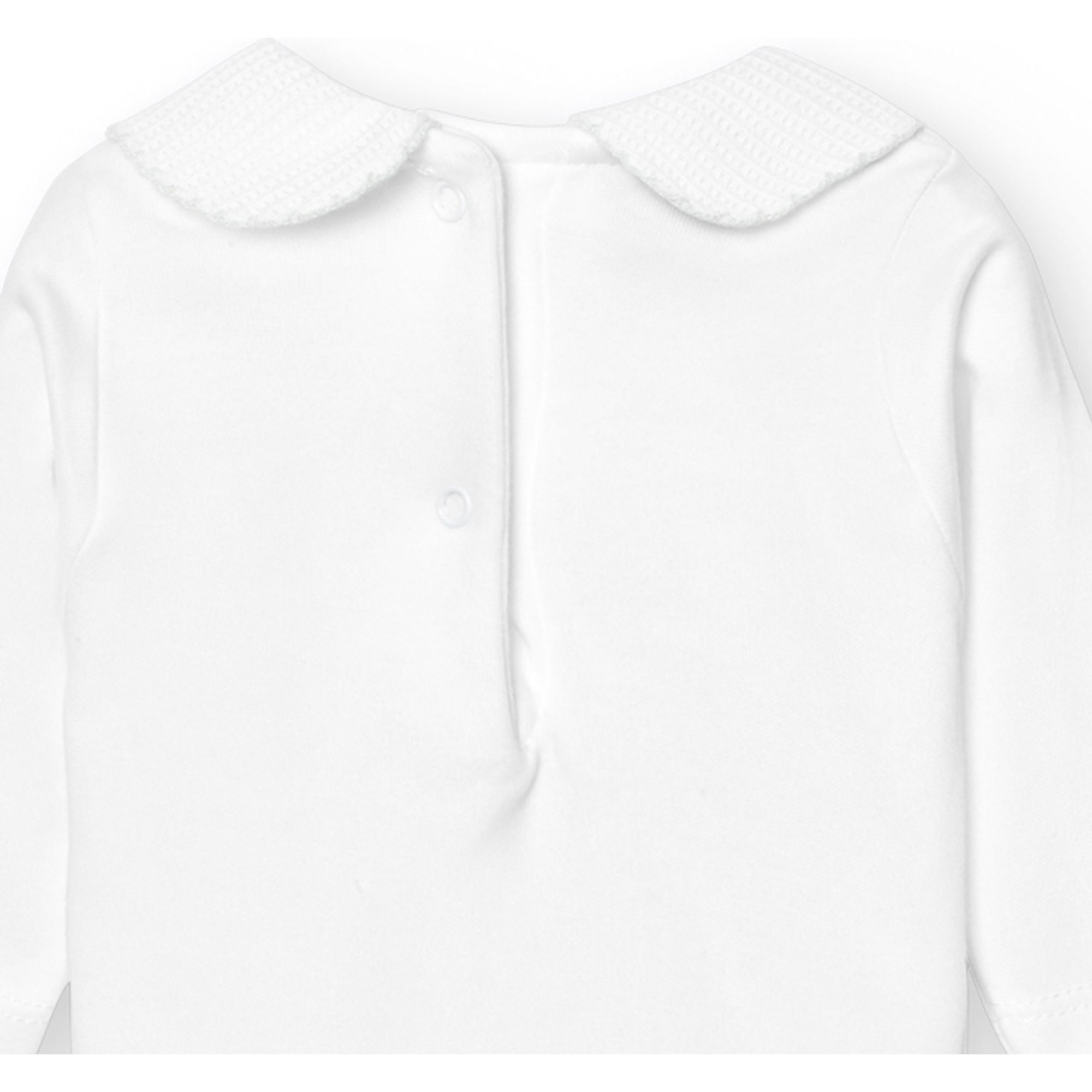 Body bebé manga larga cuello polo piqué