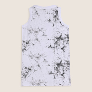 Vestitino bambina in cotone effetto spray