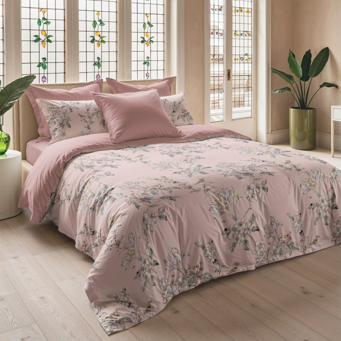 Housse de couette seiren rose