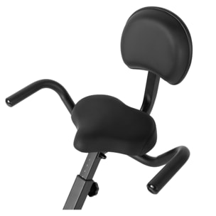 Bicicleta estática plegable FITFIU volante 8kg respaldo y cuerdas elásticas