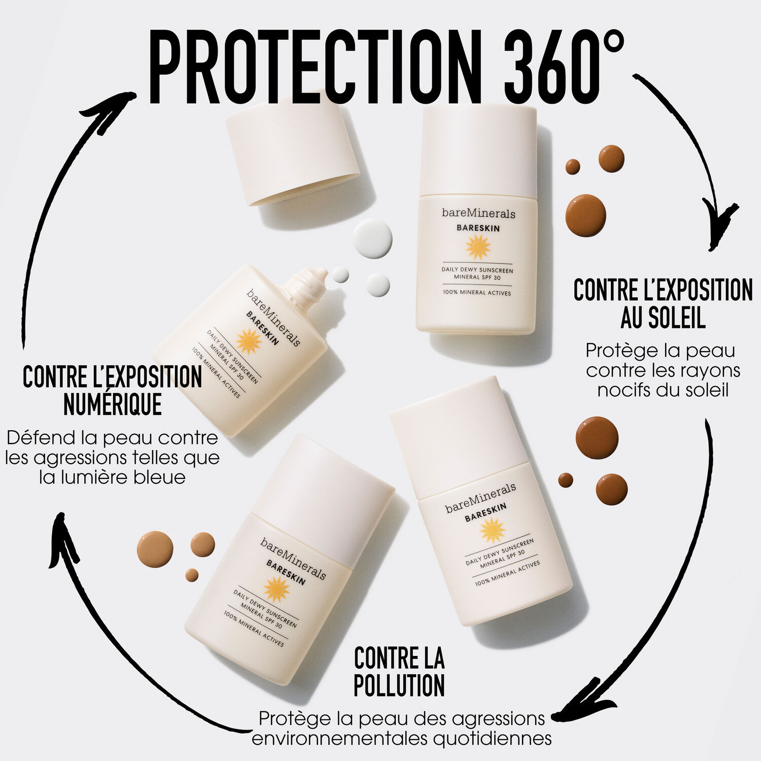 Bareskin Daily Dewy Sunscreen Mineral SPF30 - SPF30 TRANS 30ML