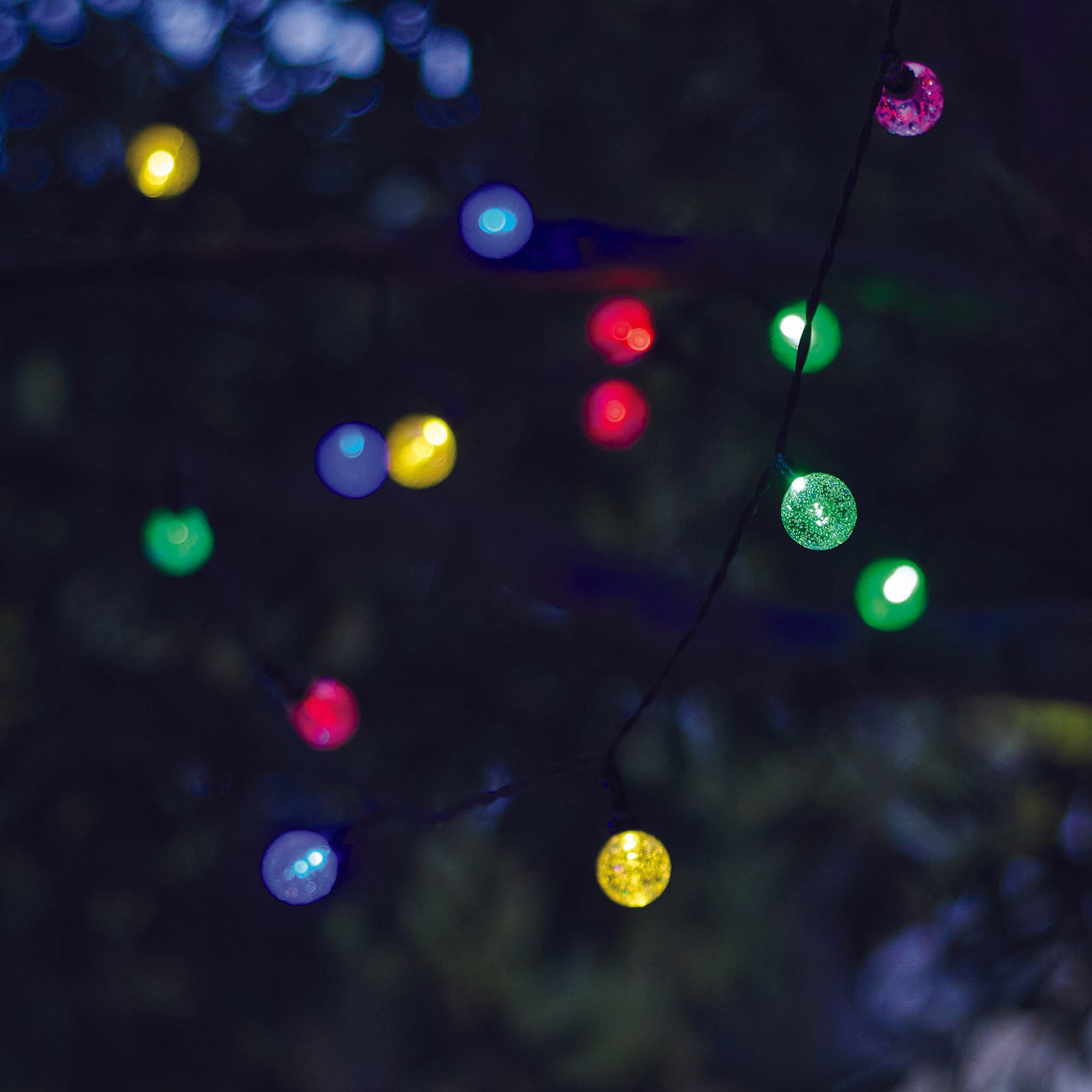 2 Guirlande solaire FESTY 20 Boules 5.8M