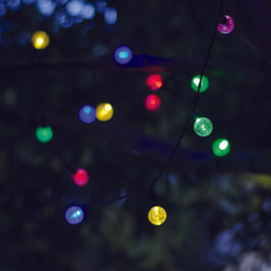 2 Guirlande solaire FESTY 20 Boules 5.8M