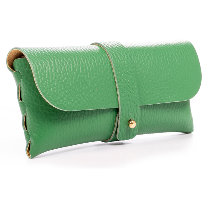 Argelato mini bolso de mano / cartera mujer. Piel auténtica Dollaro.