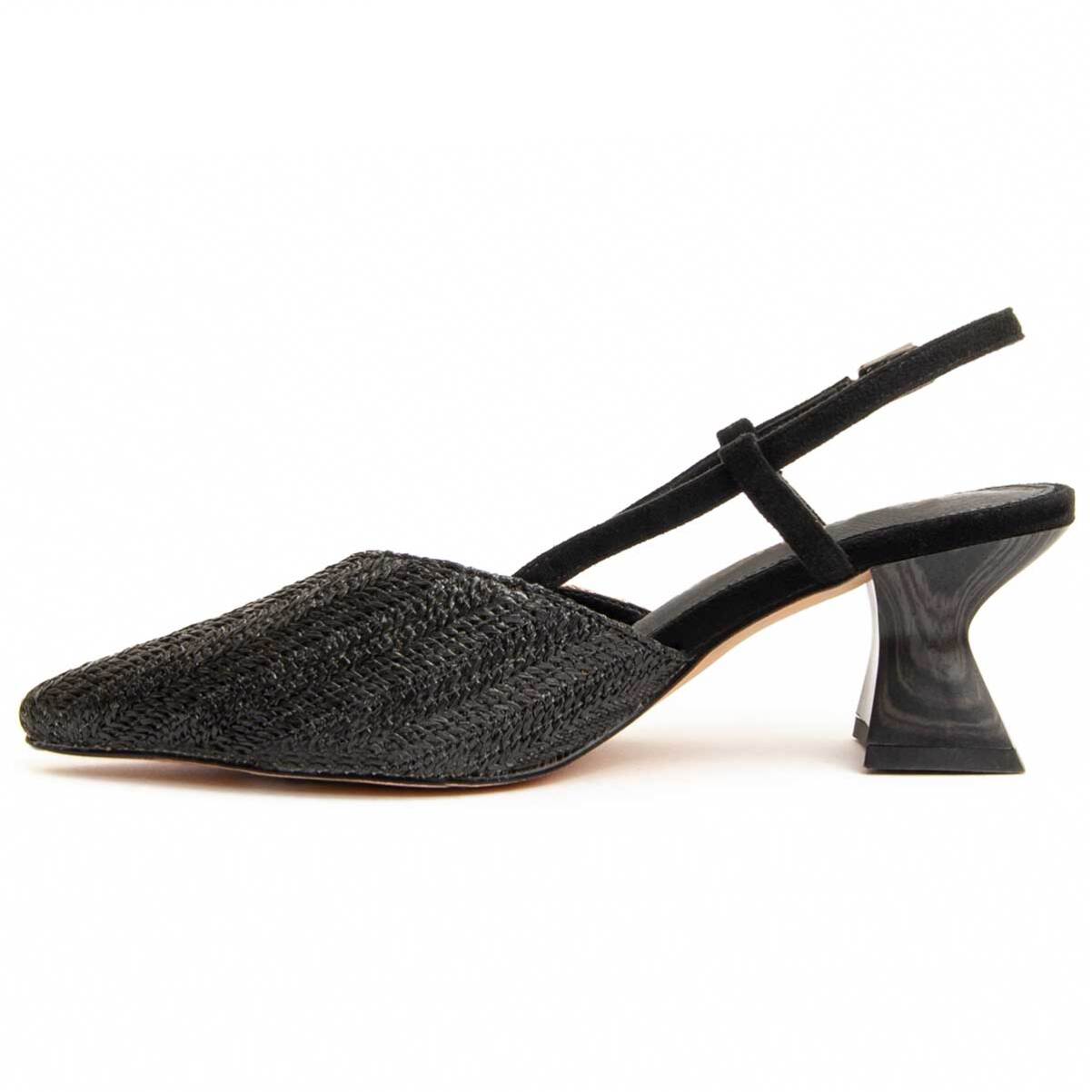 Zapato de tacón - Negro - Altura: 7 cm