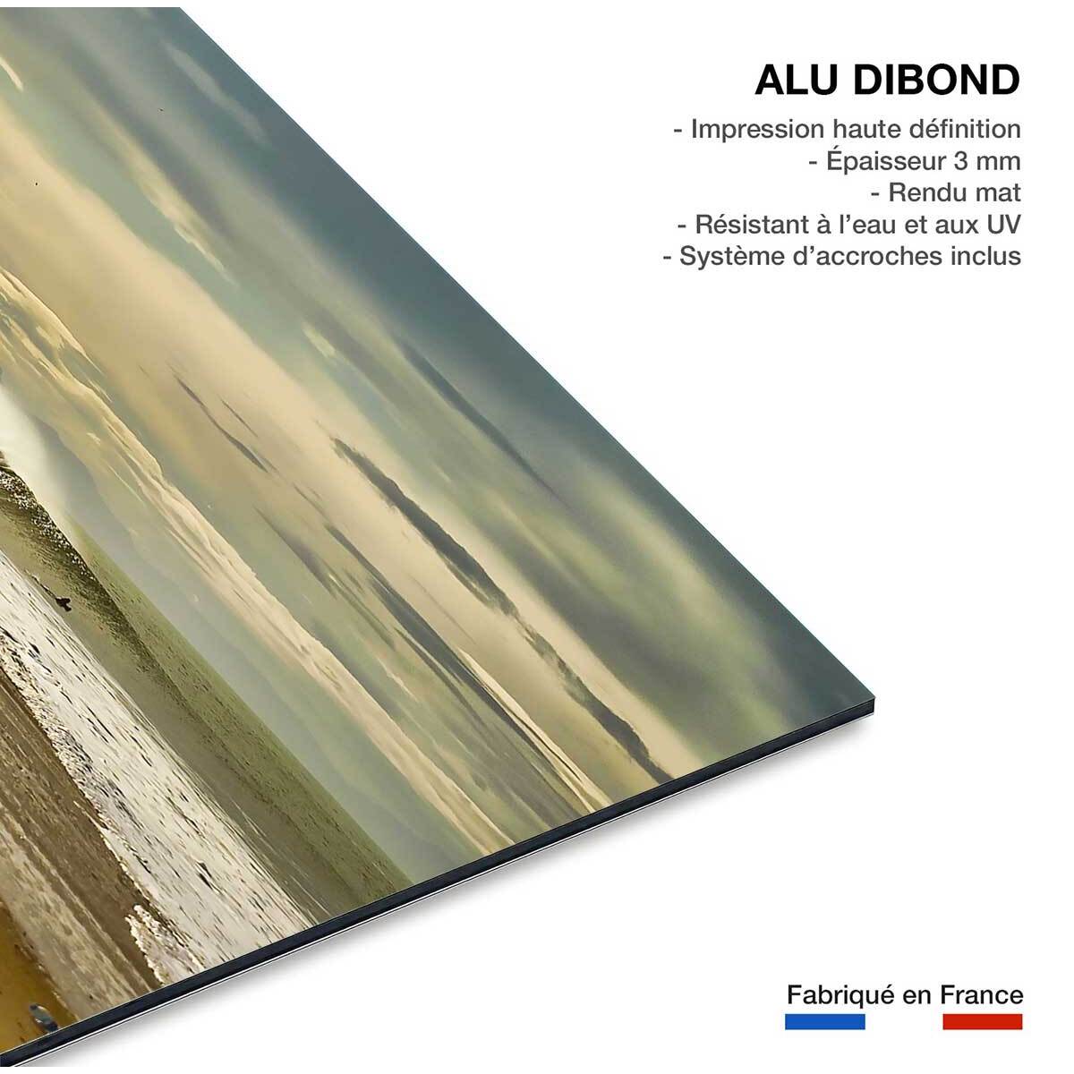 Tableau paysage ocean Surf dans les landes Tableau alu Dibond