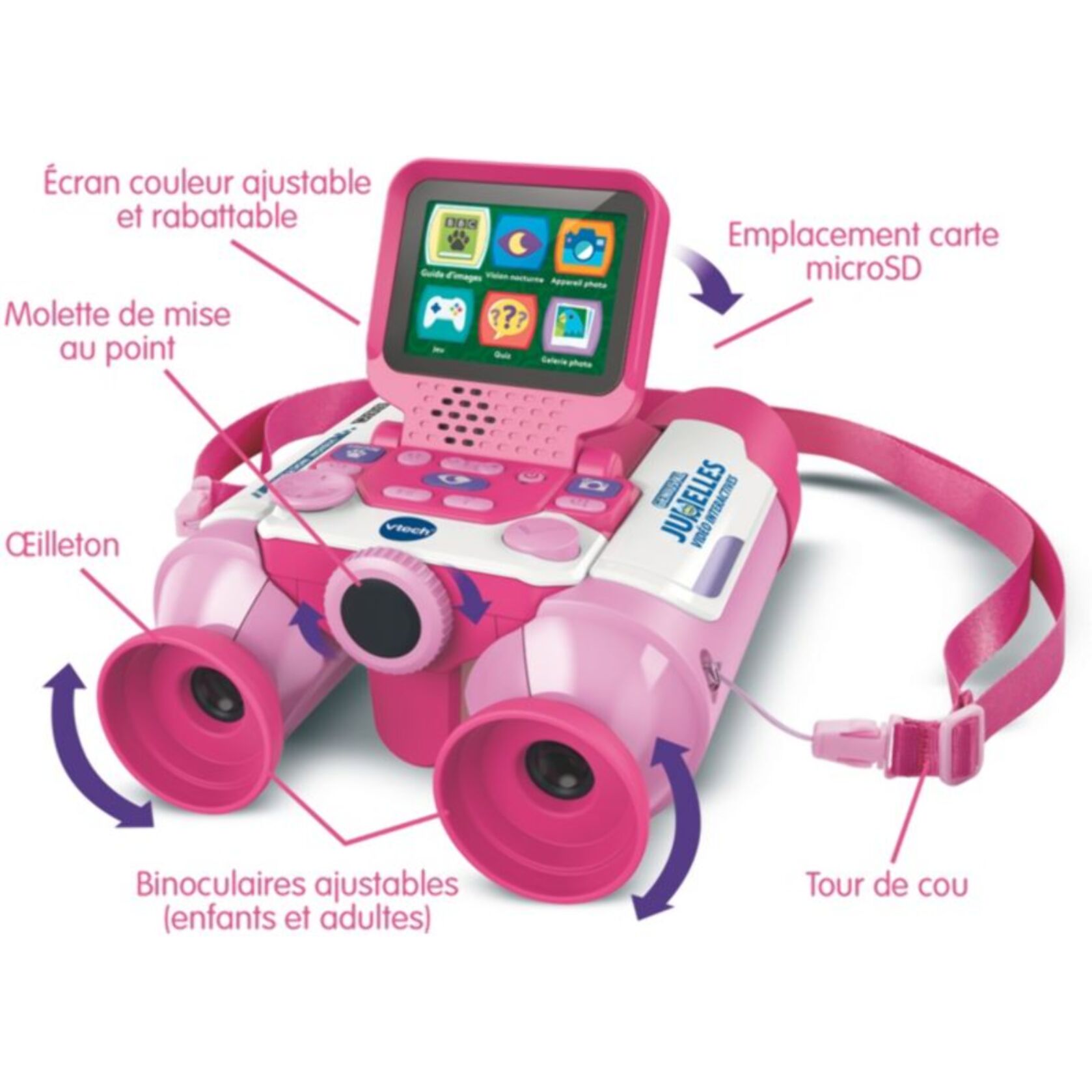 Jeu éducatif VTECH Genius XL - Jumelles vidéo interactives