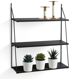 Tomasucci Étagère murale FAST BIG BLACK 2 Noir