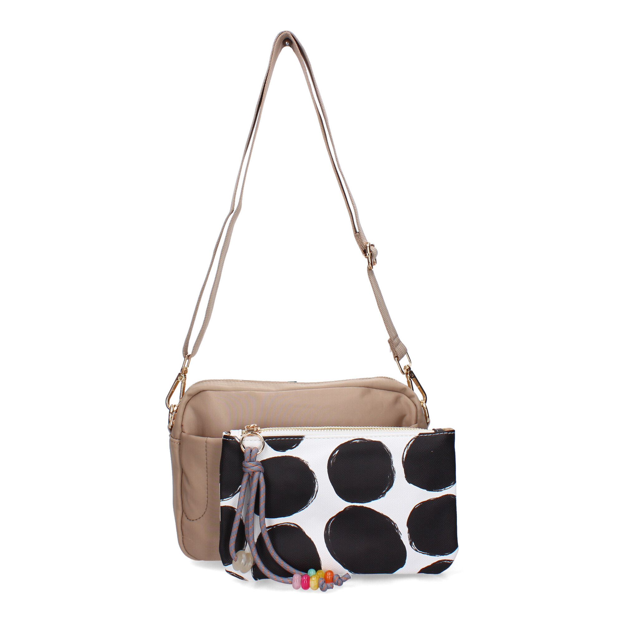 Bandolera de Mujer con dos piezas, bandolera y bolso de mano