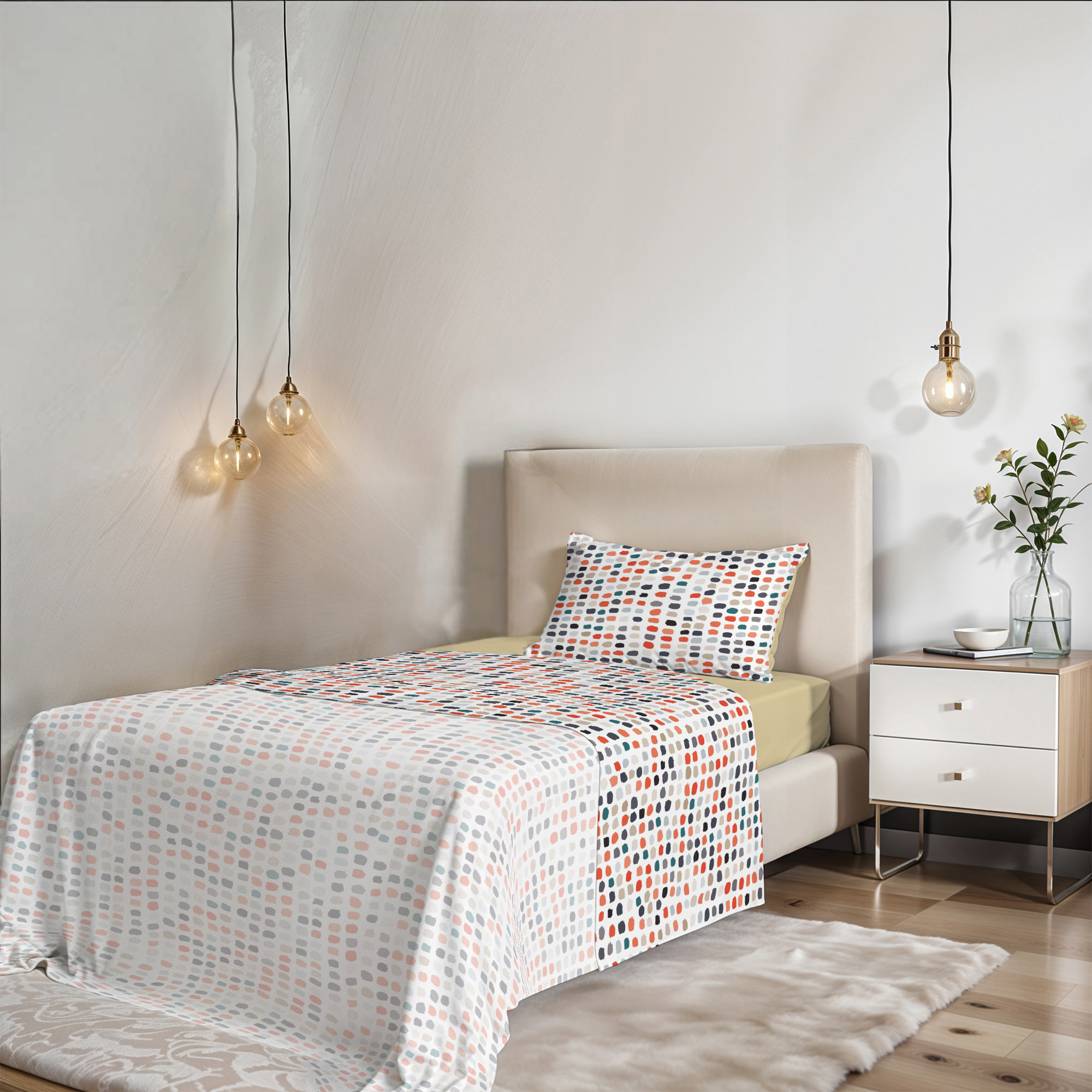 COMPLETO LETTO FANTASY SINGOLO - 100% MICROFIBRA