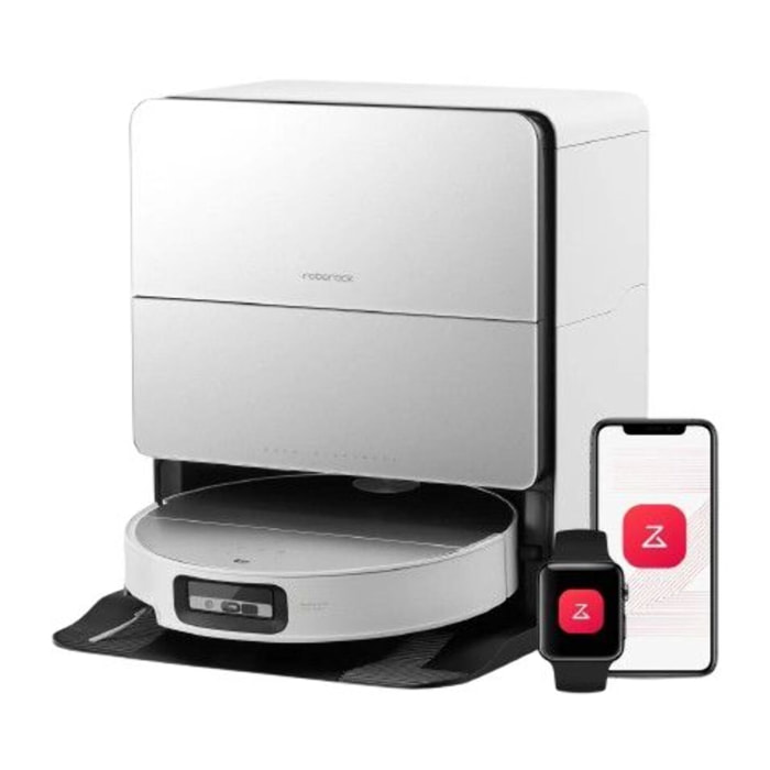 Robot Aspirateur Laveur ROBOROCK Saros 10 blanc