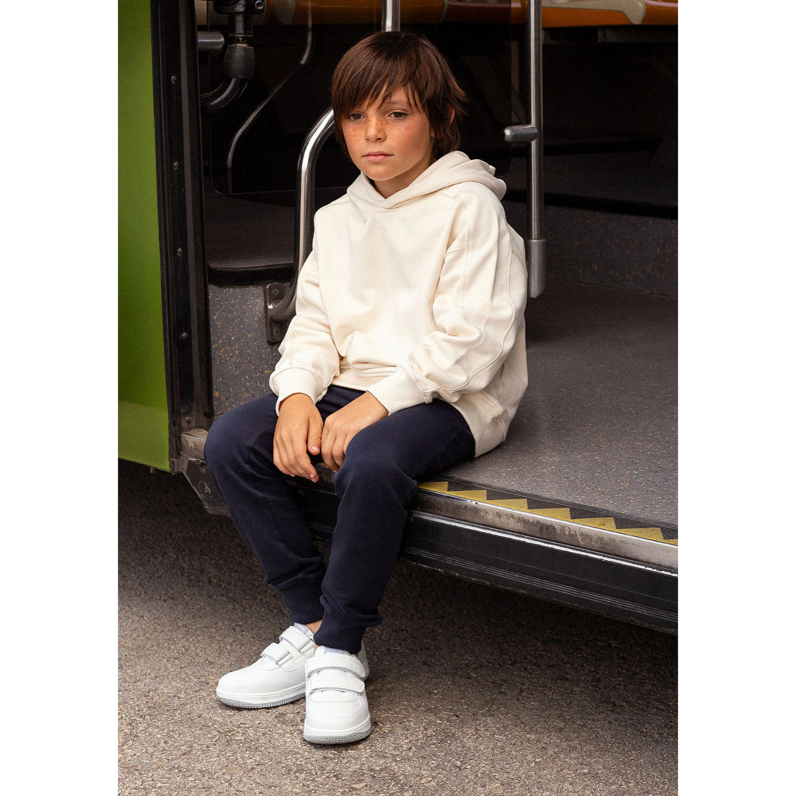 Zapatillas Deportivas Colegiales  Unisex Blanco / Gris Conguitos