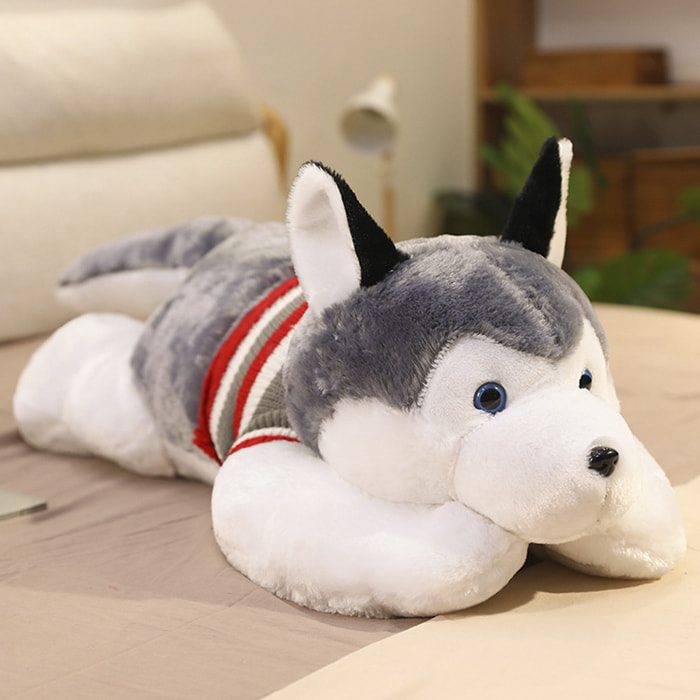 Cuscino extra-morbido e soffice design Husky 100cm.