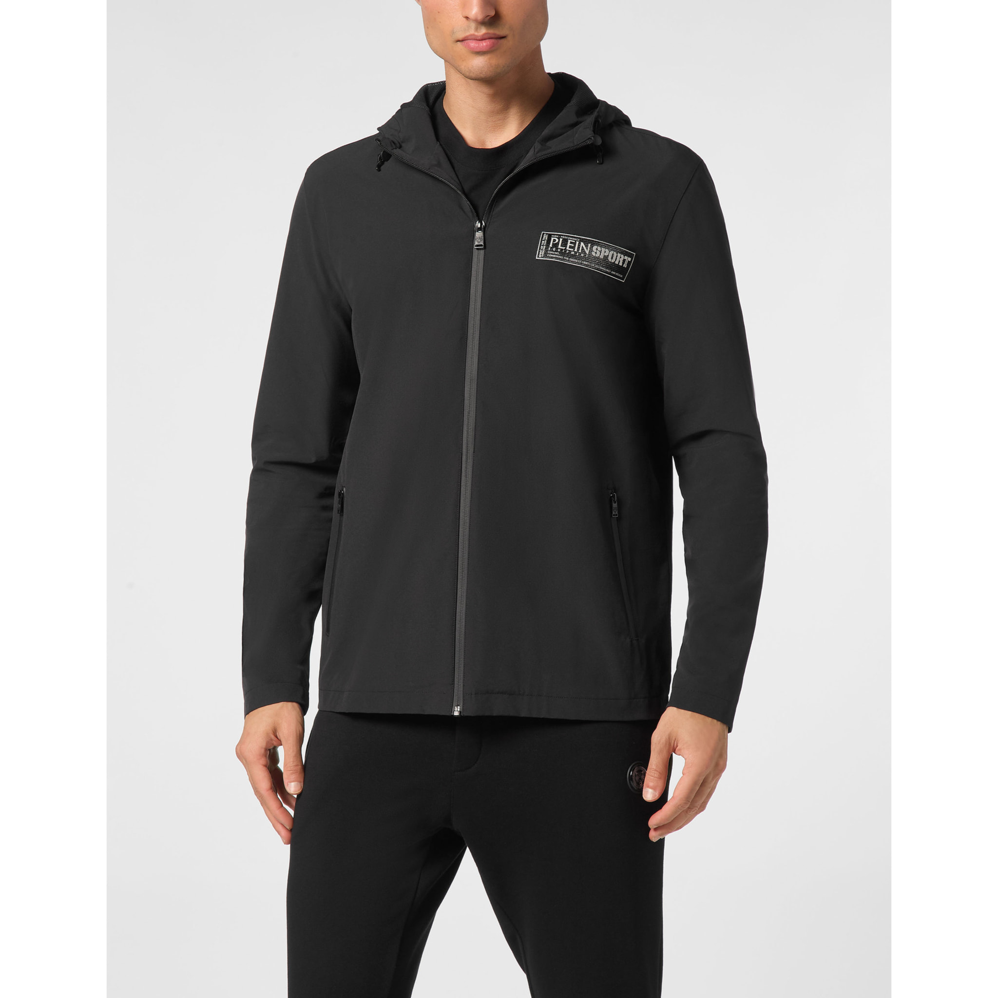 PLEIN SPORT Hooded Sweatjacket