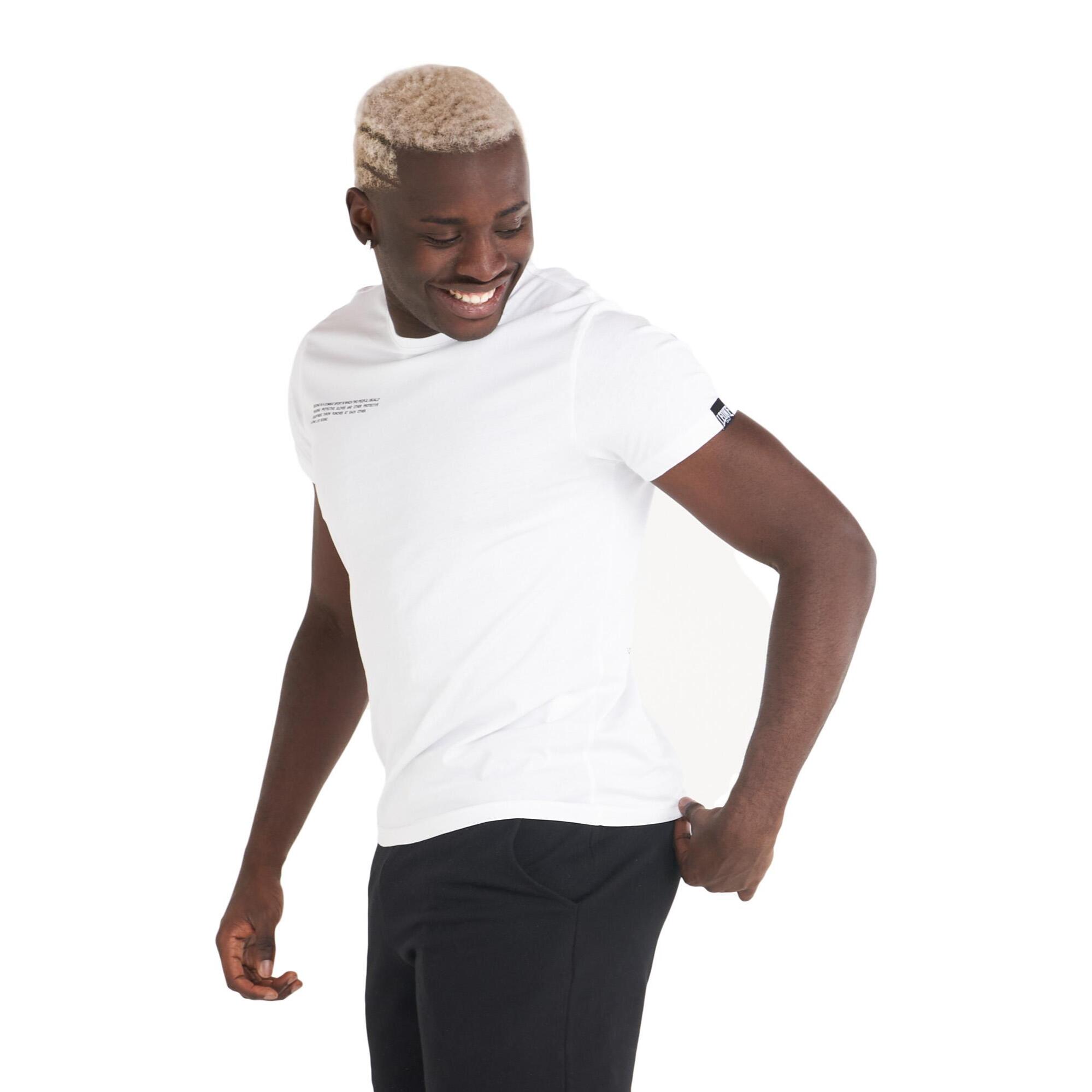 T-shirt in cotone organico a maniche corte da uomo Minimal