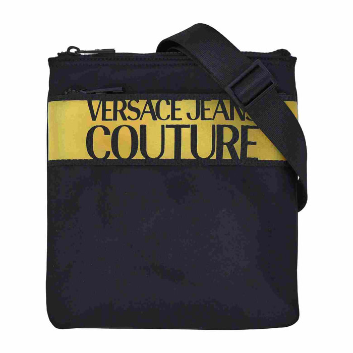 Versace Jeans Couture Bolso de hombro con cierre de cremallera con logotipo de Versace Jeans Couture.