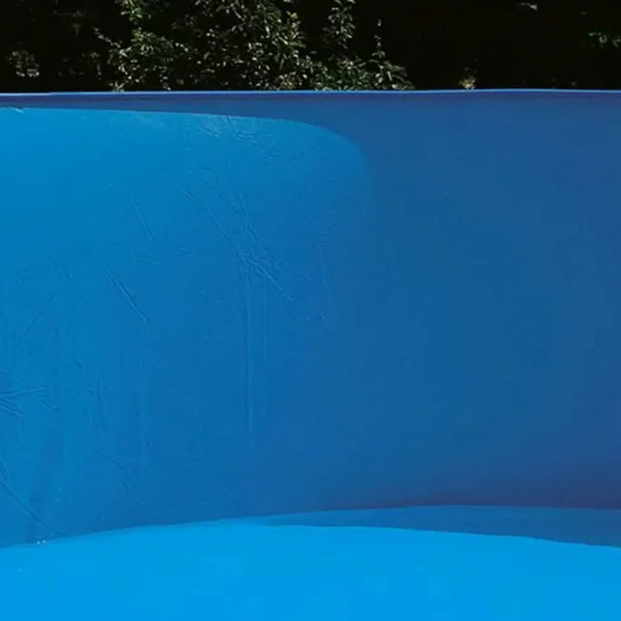 Liner bleu pour piscine métal intérieur 4,90 x 3,70 x 1,32 m