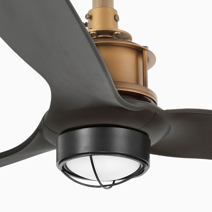 JUST FAN M LED Ventilador oro viejo/negro