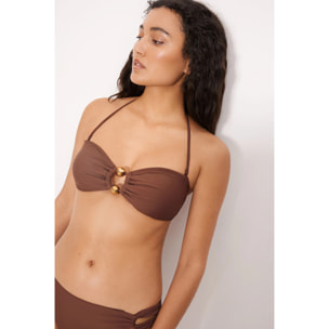 Set Bikini fascia Marrone