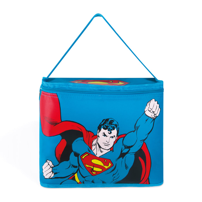 Borsa termica Excelsa Superman, capacità 10 L, azzurro