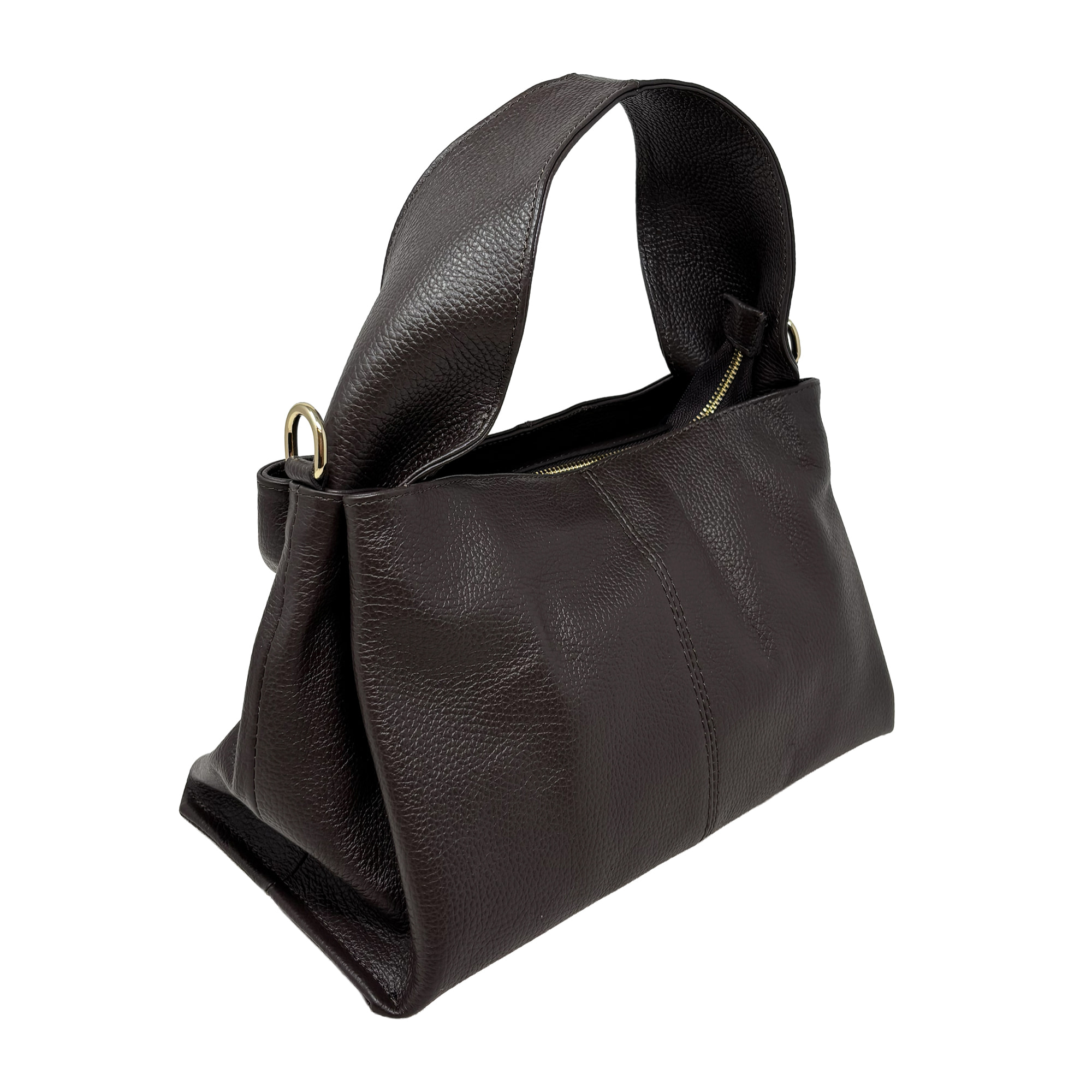 Borsa a Mano in Vera Pelle Dollaro Made in Italy