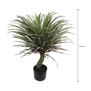 Yucca 83 Cm Con Vaso - Pezzi 1 - 65X83X60cm - Colore: Verde - Bianchi Dino - Piante Artificiali