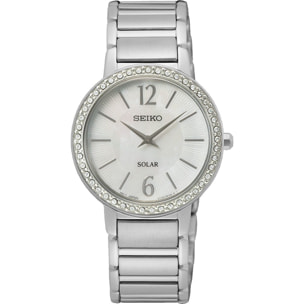 Reloj Seiko SUP467P1 Mujer Analogico Solar con Correa de Acero inoxidable