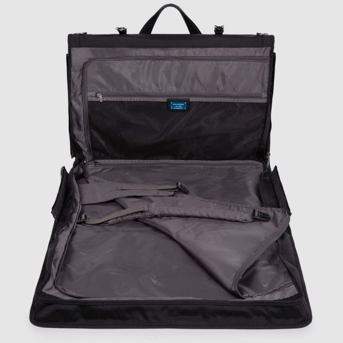 Piquadro Borsa porta abiti pieghevole in tessuto riciclato