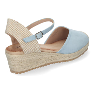 Sandalia de Cuña para Mujer, Cómodas y Elegantes, Forradas de Yute