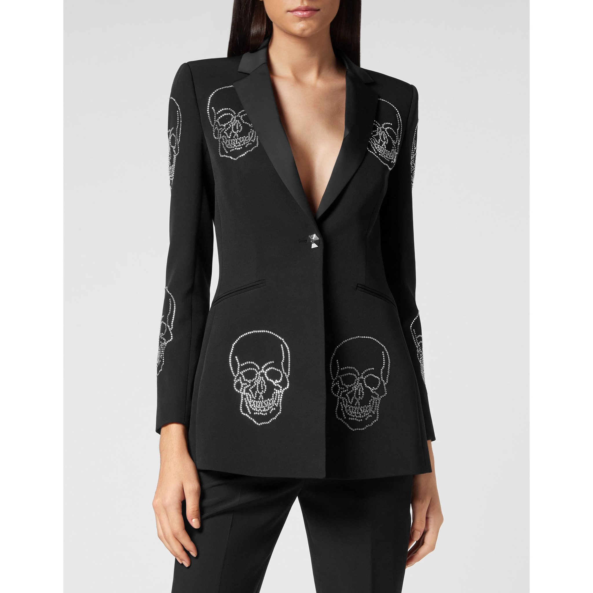 PHILIPP PLEIN COAT LONG SKULL