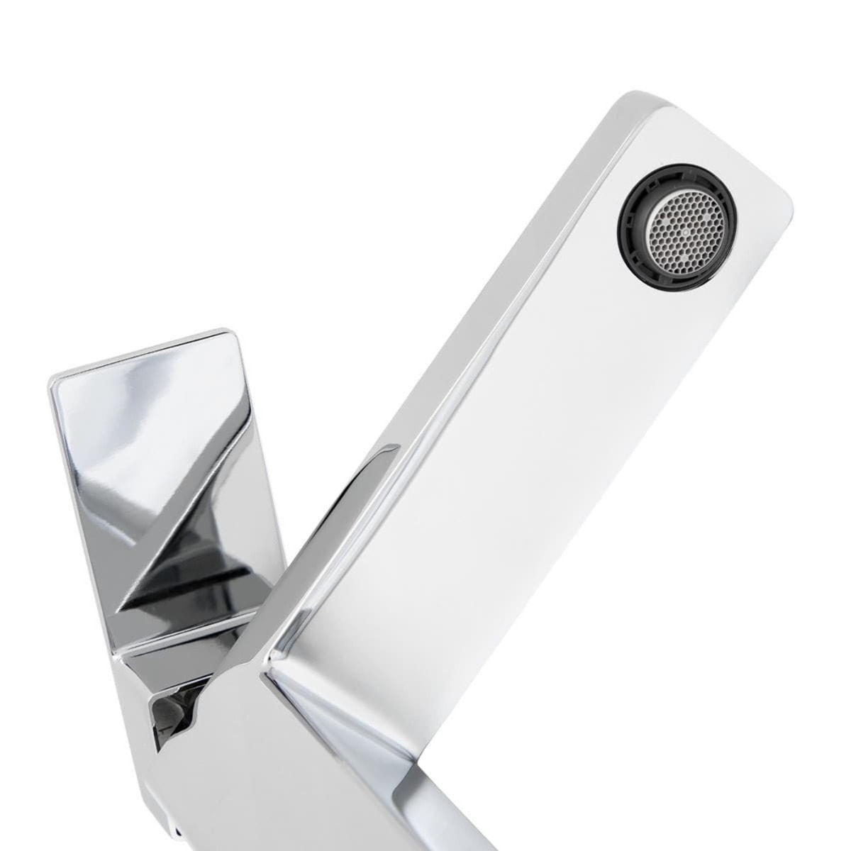 Vision mitigeur lavabo à levier sur pied, sans vidage, chrome brillant (SATBSVI271)